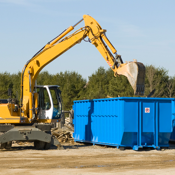 can i rent a residential dumpster for a construction project in North Browning MT